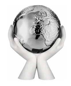 “Il mondo tra le Mani” Bianco/Argento